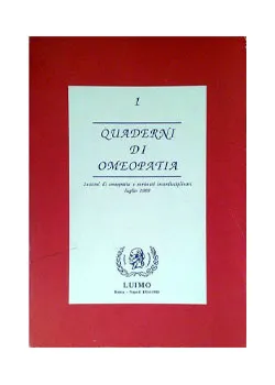 LUIMO Quaderni di Omeopatia – 1990